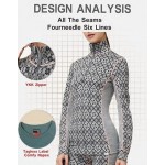 Naturwool Women's Merino Wool Base Layer Tops Midweight Half Zip Thermal Wool Shirt