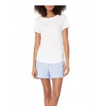 Women's Poplin Short and Sleep Tee Set